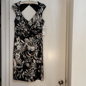 Maggy London Cocktail Dress, NWT, Satin Feel